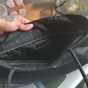 Vintage Prada Semitracolla in Tessuto (black)